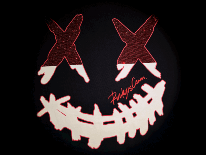 RickyisClown Indonesia Limited Ripped Smiley Tee RIC印尼限定撕裂笑脸短袖