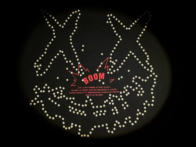 RickyisClown Pearl Popcorn Ripped Smiley Tee RIC珍珠爆米花撕裂笑脸短袖