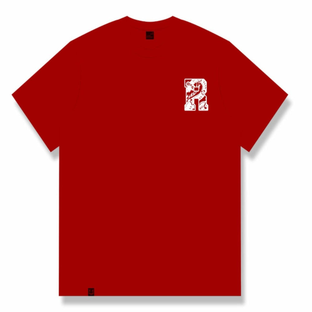 RickyisClown Paper-Cut Serpent Ripped Smiley Tee RIC剪纸蛇灵撕裂笑脸短袖