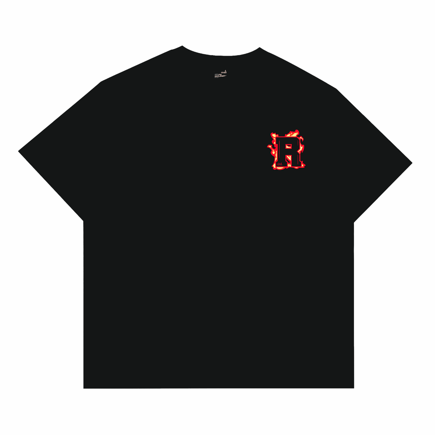 Blazing Inferno Splatter Smiley Tee 熊熊烈焰刷漆笑脸短袖