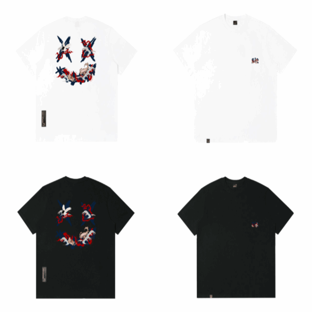 2023 RIC × The Lost Tomb Collaboration Smiley Tee 盗墓笔记联名撕裂笑脸