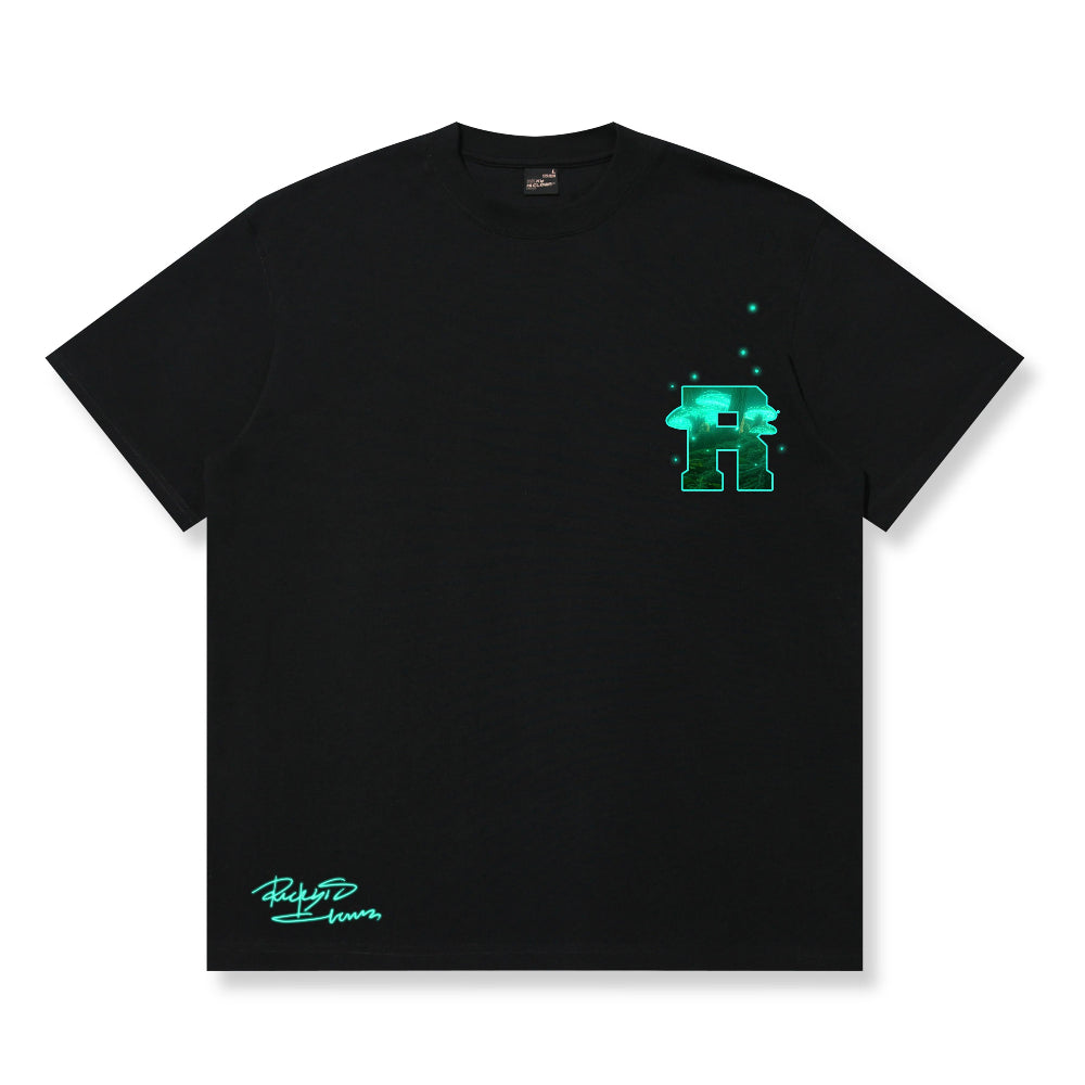 RickyisClown Aurora Forest Torn Smile Tee RIC极光森林撕裂笑脸短袖