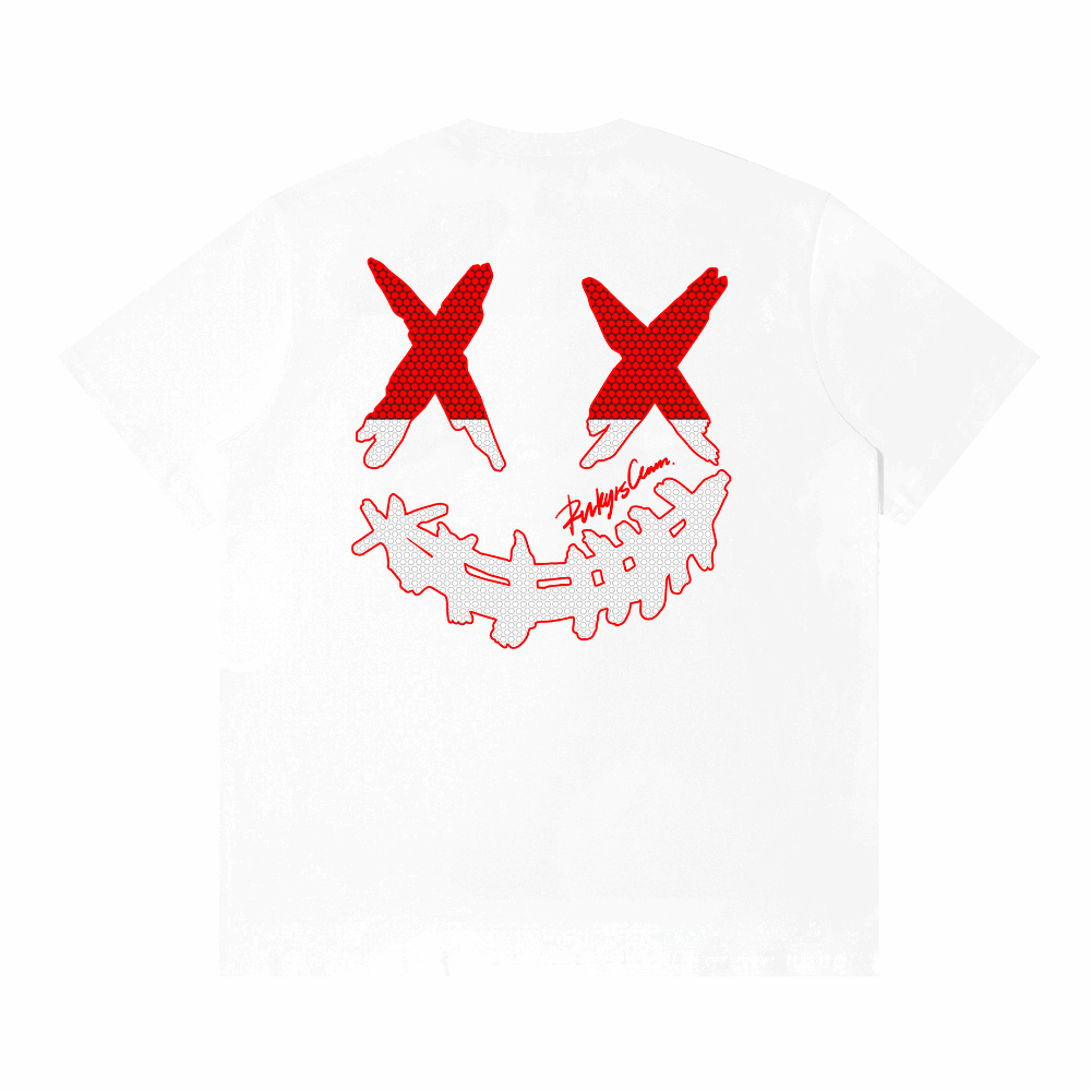 RickyisClown Indonesia Limited Ripped Smiley Tee RIC印尼限定撕裂笑脸短袖