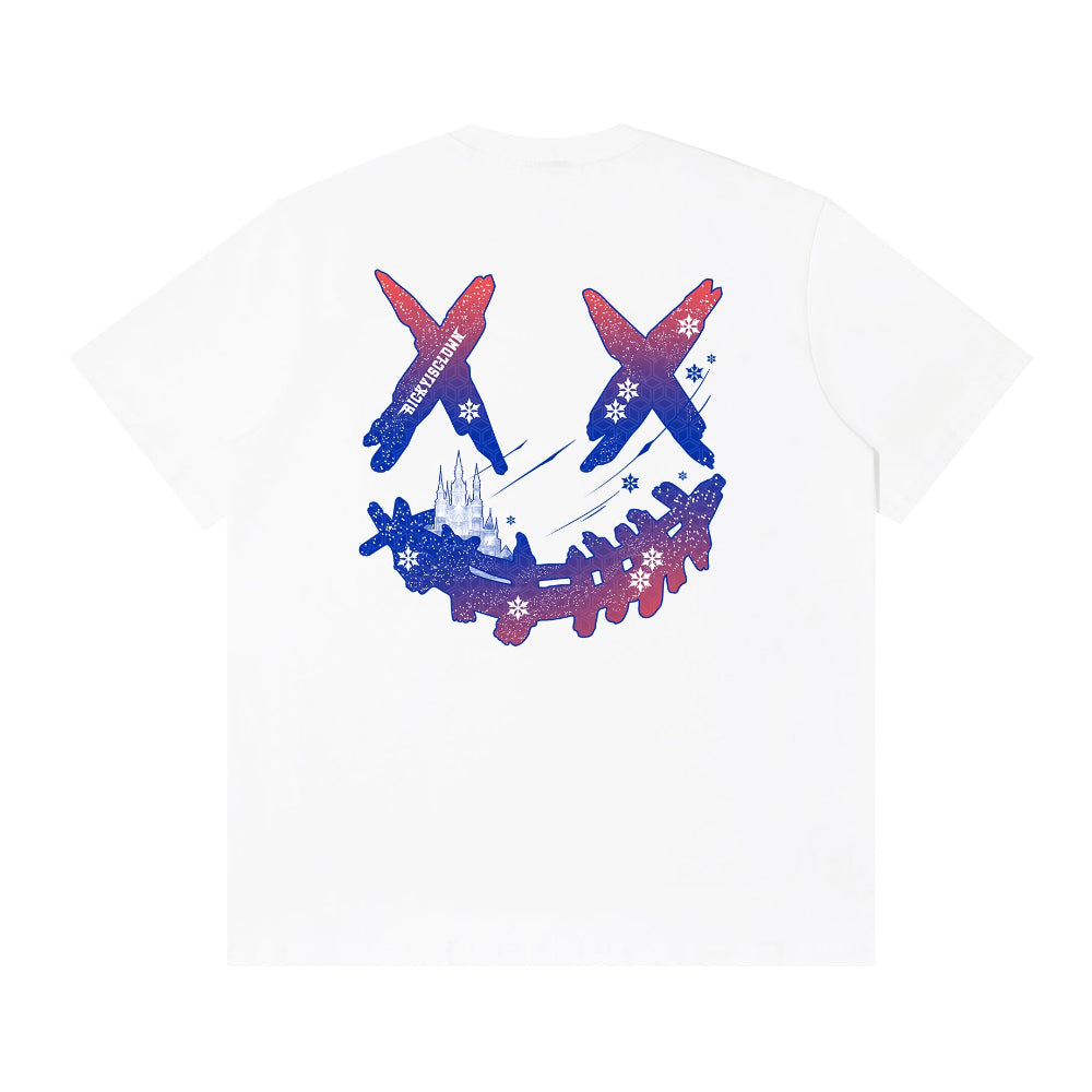 RickyisClown Ice World Ripped Smiley Short Sleeve Tee RIC冰雪世界撕裂笑脸短袖