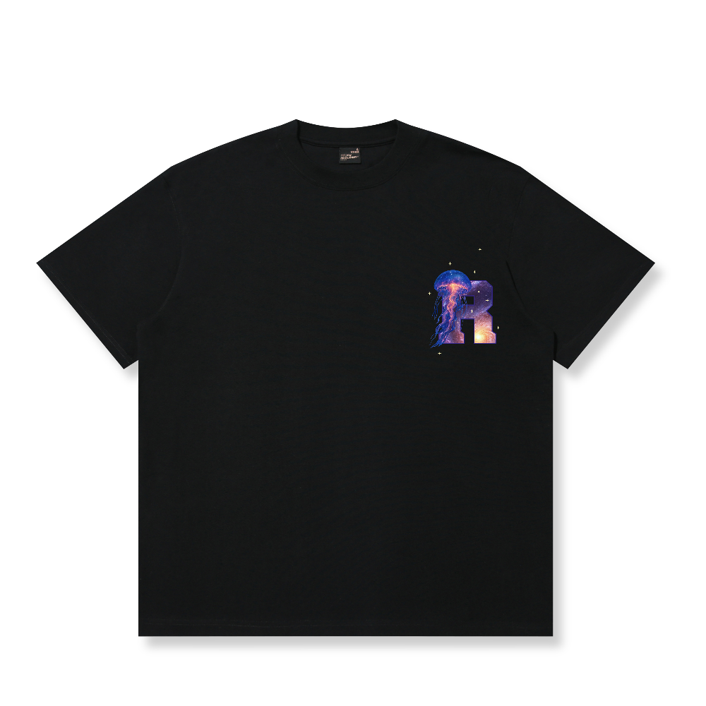 RickyisClown Galaxy Jellyfish Torn Smile Tee RIC星空水母撕裂笑脸短袖