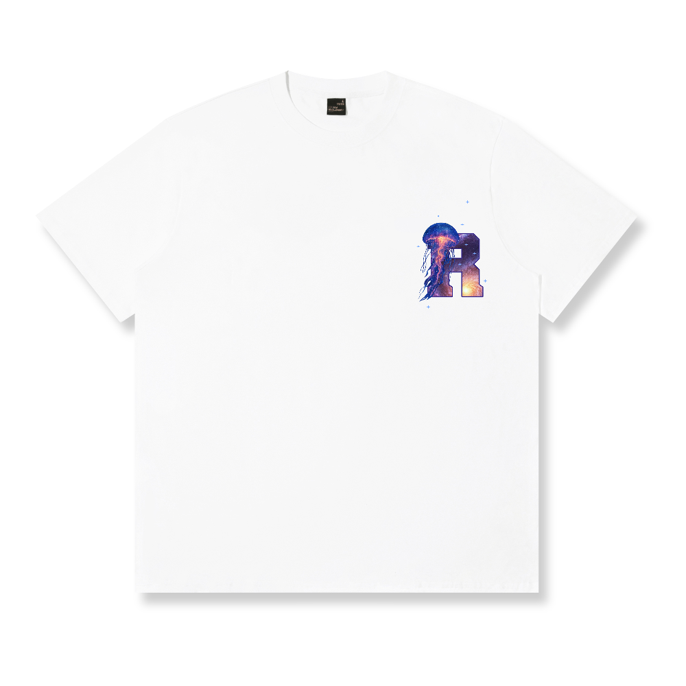 RickyisClown Galaxy Jellyfish Torn Smile Tee RIC星空水母撕裂笑脸短袖