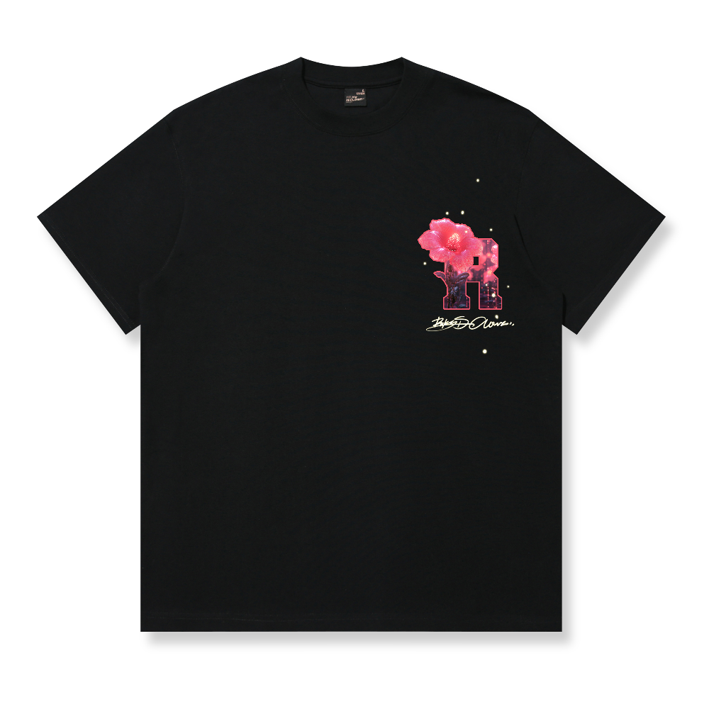 RickyisClown Crystal Sakura Torn Smile Tee RIC水晶樱花撕裂笑脸短袖