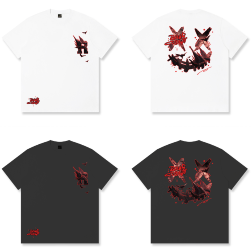 RickyisClown Bat Wings Torn Smile Tee RIC蝙蝠之翼撕裂笑脸短袖
