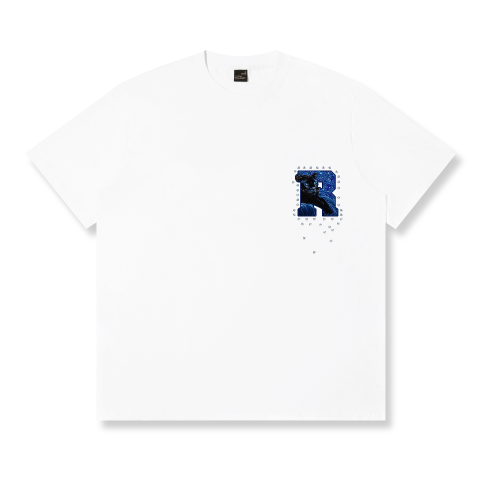 RickyisClownShadow Panther Torn Smile Tee RIC幽蓝黑豹撕裂笑脸短袖