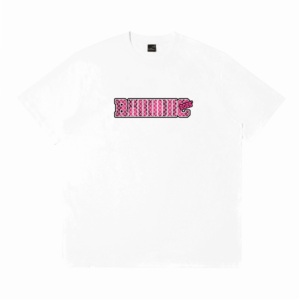 RIC Pink Serpent Net Ripped Smiley Tee 粉蛇之网撕裂笑脸短袖