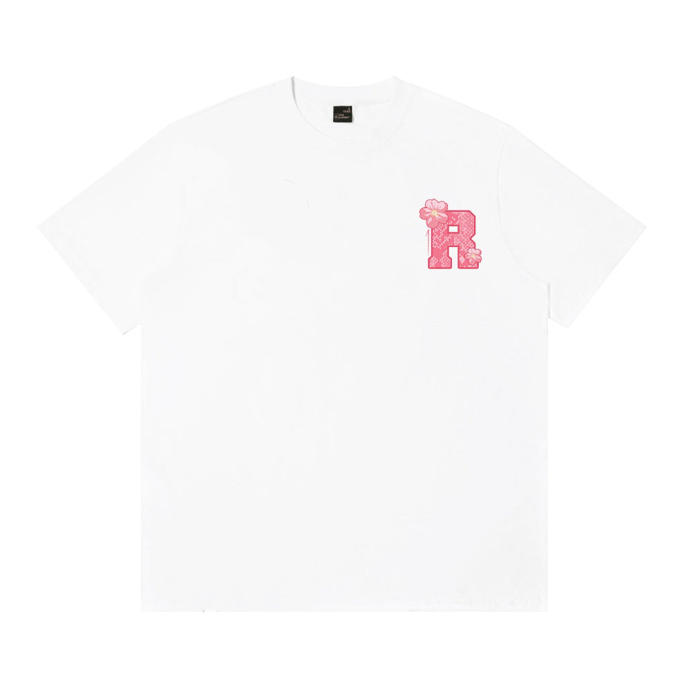 RickyisClownFloral Serpent Ripped Smiley Tee RIC花海蛇撕裂笑脸短袖