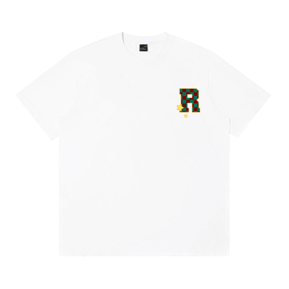 RickyisClown Funny Gingerbread Ripped Smiley Short Sleeve Tee RIC幽默姜饼人撕裂笑脸短袖