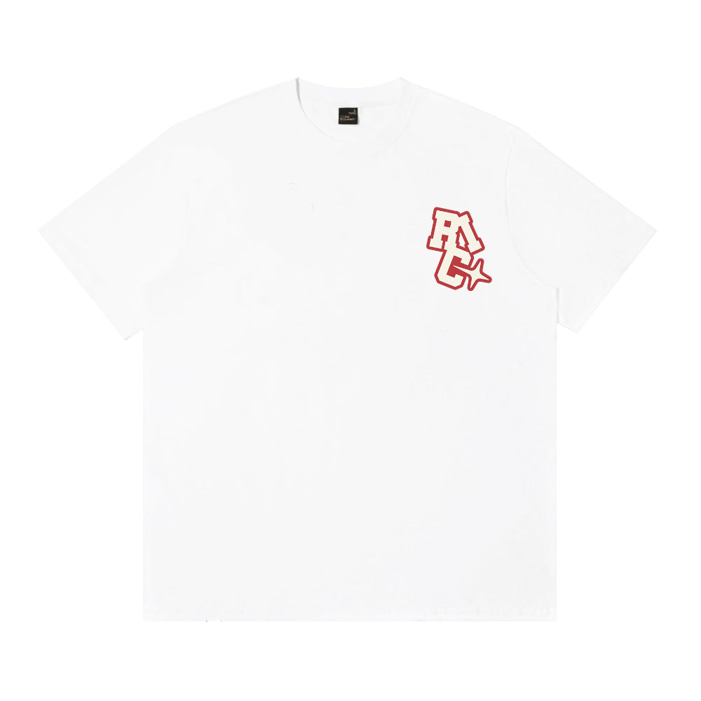 RickyisClown Red Cut-Out Robek Smiley Tee RIC红色切割撕裂笑脸短袖