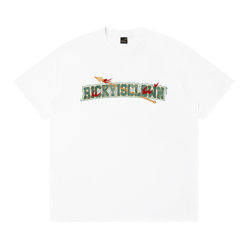 RickyisClown"LOTUS SPEAR" Ripped Smiley Tee RIC“莲之枪”撕裂笑脸短袖