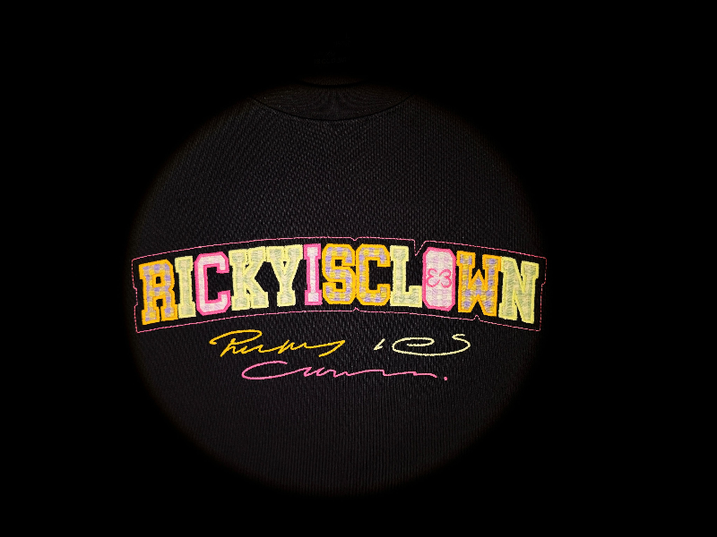 RickyisClown "RAINBOW PLAID" Patchwork Ripped Smiley Tee RIC多彩格纹 贴布绣撕裂笑脸短袖