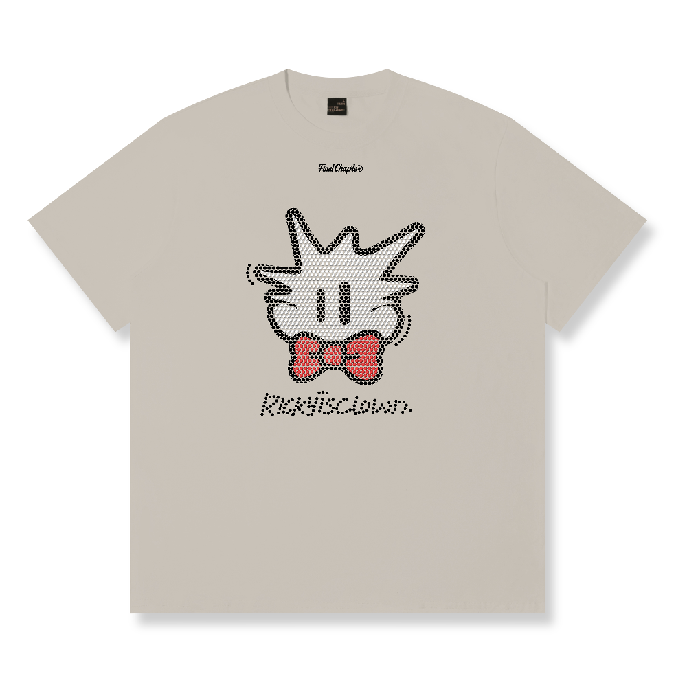 RickyisClown I’m Wearing a Tie Torn Smile Tee (Pineapple Head Limited) RIC我打领带了 撕裂笑脸短袖(菠萝头限定)