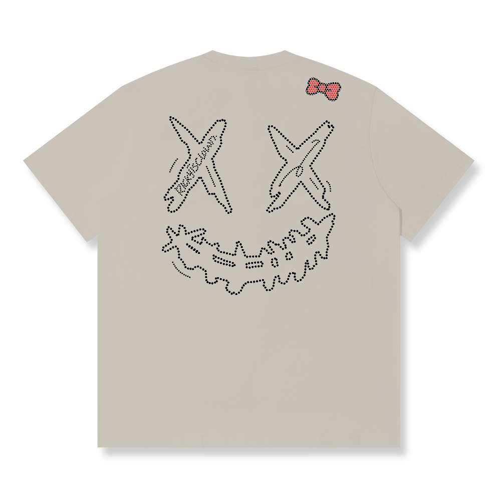 RickyisClown I’m Wearing a Tie Torn Smile Tee (Pineapple Head Limited) RIC我打领带了 撕裂笑脸短袖(菠萝头限定)