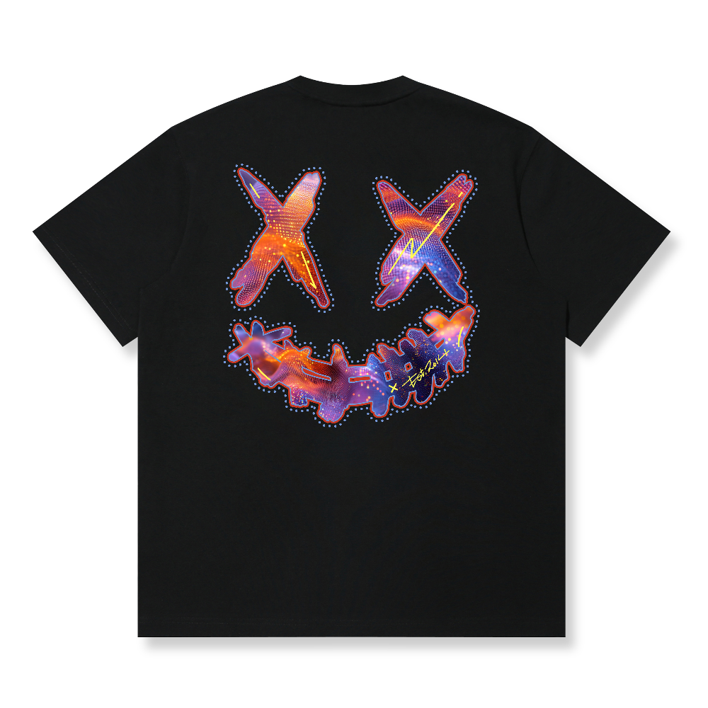 RickyisClown Cosmic Hue Torn Smile Tee RIC宇宙之色撕裂笑脸短袖