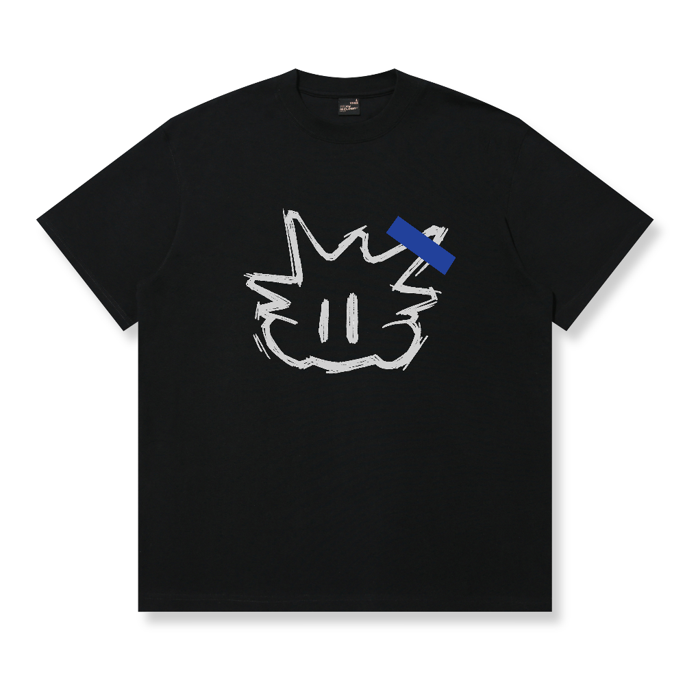 RickyisClown Polaroid Torn Smile Tee – Pineapple Head Limited RIC大头贴 撕裂笑脸短袖(菠萝头限定)