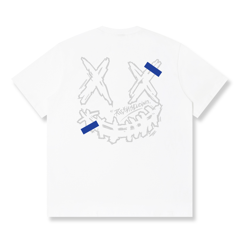 RickyisClown Polaroid Torn Smile Tee – Pineapple Head Limited RIC大头贴 撕裂笑脸短袖(菠萝头限定)