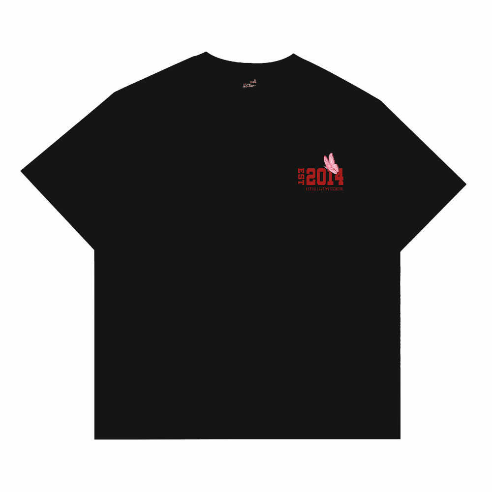 RickyisClown Bloodwing Ripped Smiley Tee RIC血蝶撕裂笑脸短袖