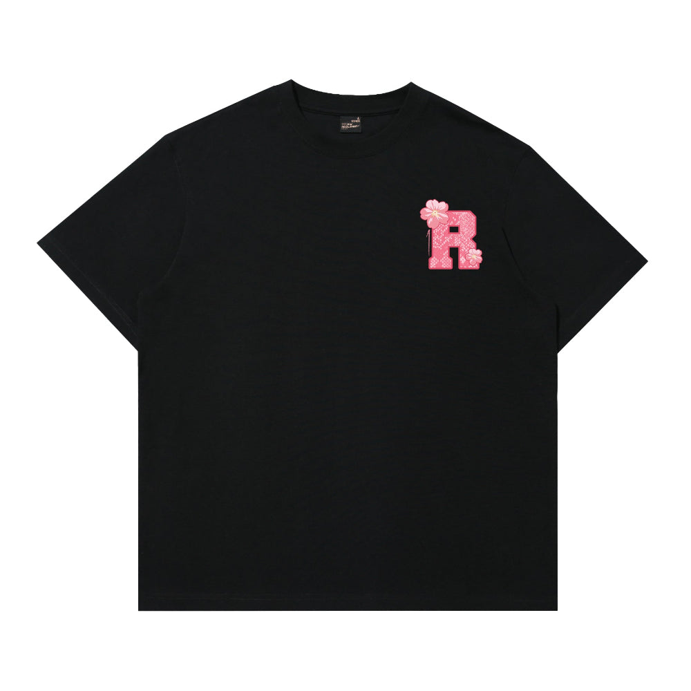 RickyisClownFloral Serpent Ripped Smiley Tee RIC花海蛇撕裂笑脸短袖