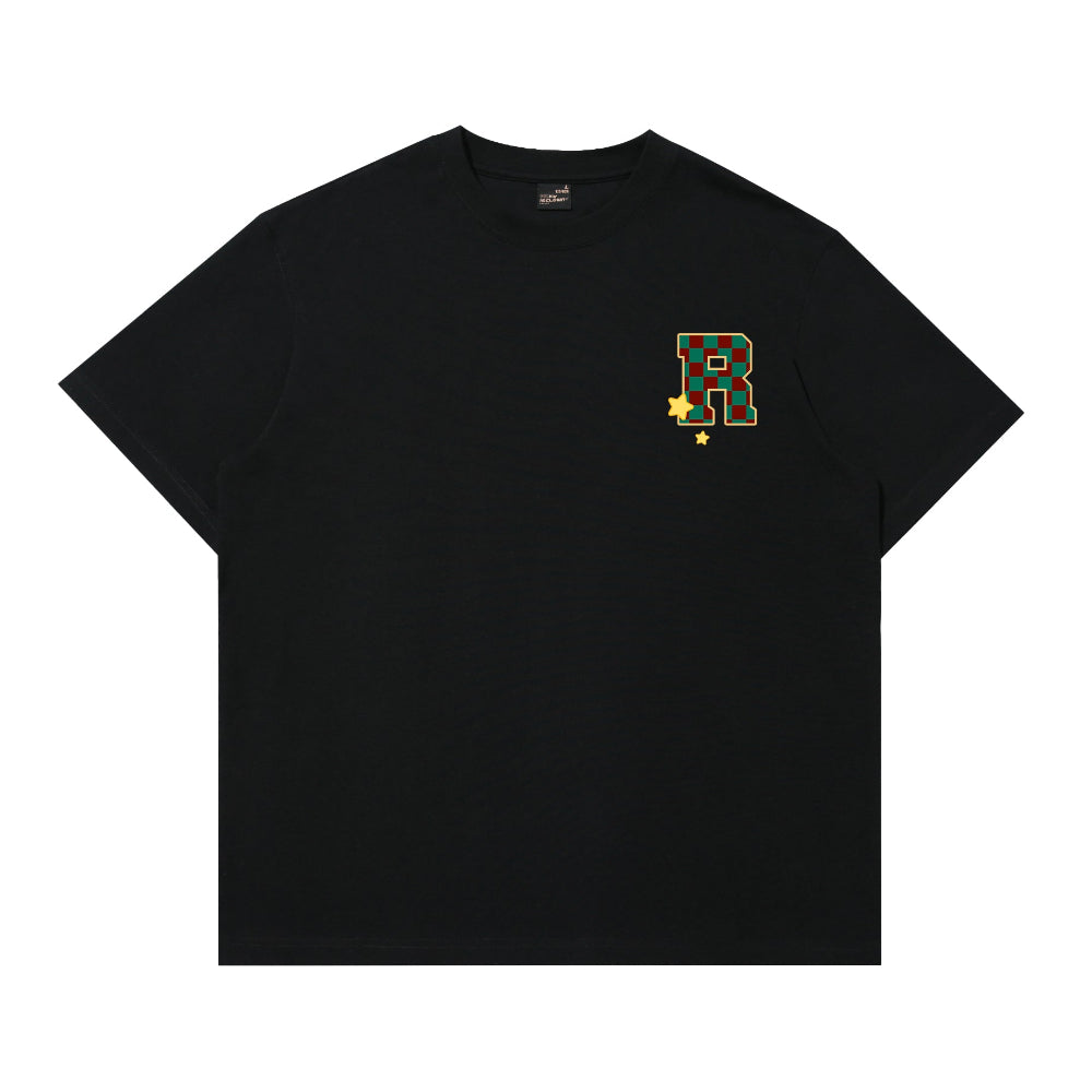 RickyisClown Funny Gingerbread Ripped Smiley Short Sleeve Tee RIC幽默姜饼人撕裂笑脸短袖