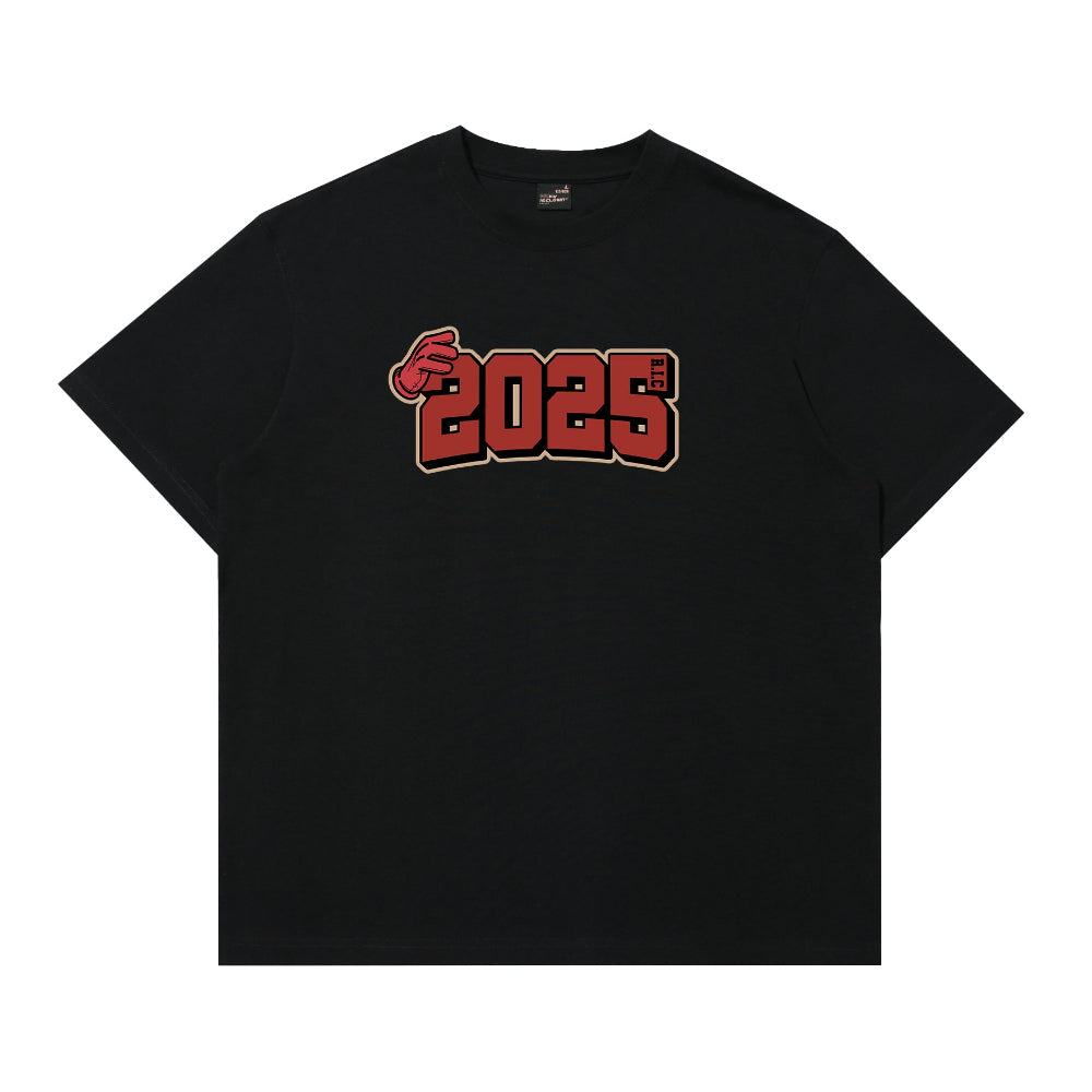 RickyisClown Joker Era Embroidered Patch Ripped Smiley Tee RIC小丑元年贴布绣撕裂笑脸短袖