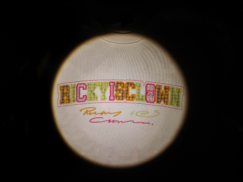 RickyisClown "RAINBOW PLAID" Patchwork Ripped Smiley Tee RIC多彩格纹 贴布绣撕裂笑脸短袖