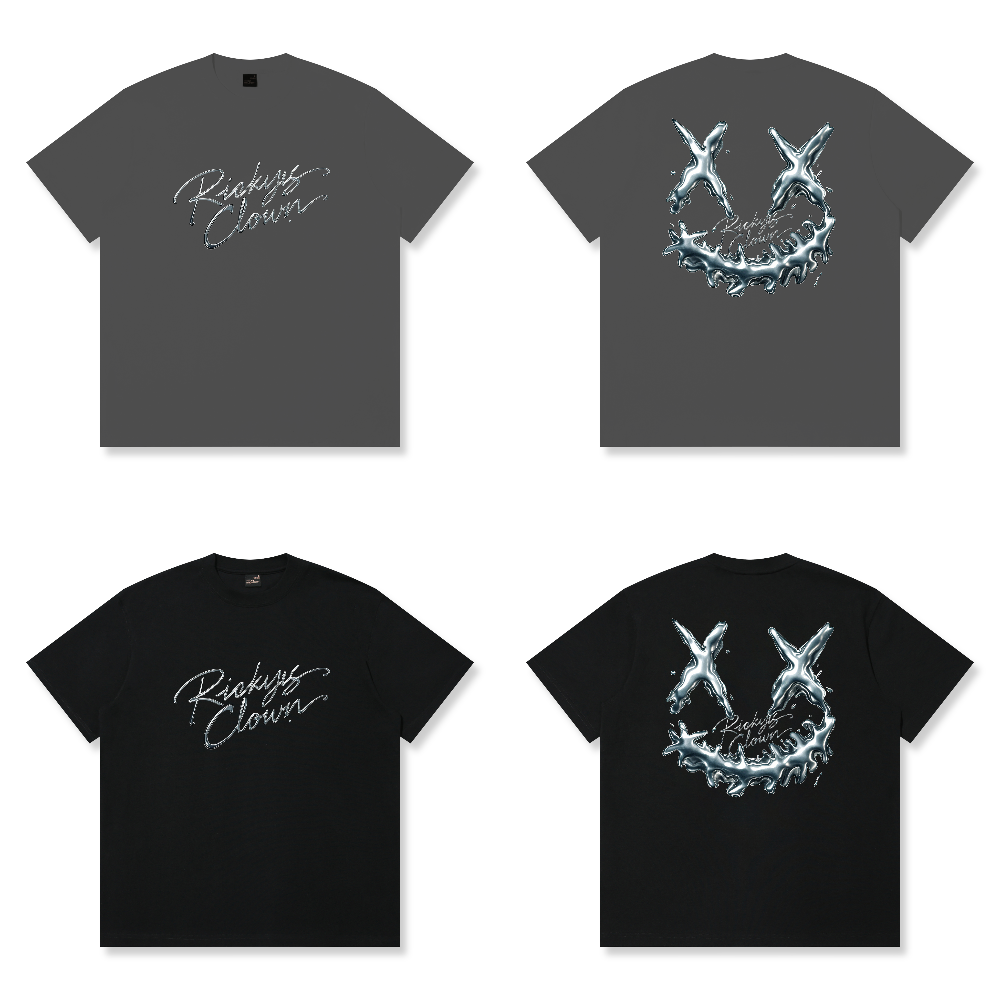 RickyisClown"MERCURY TRAP" Ripped Smiley Tee RIC水银陷阱 撕裂笑脸短袖