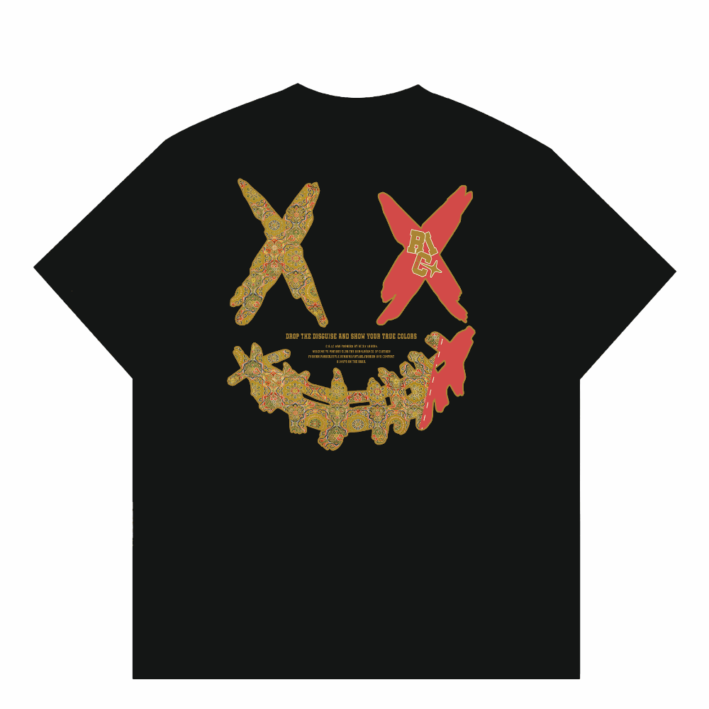 RickyisClown Exotic Camo Ripped Smiley Tee RIC异域伪装撕裂笑脸短袖