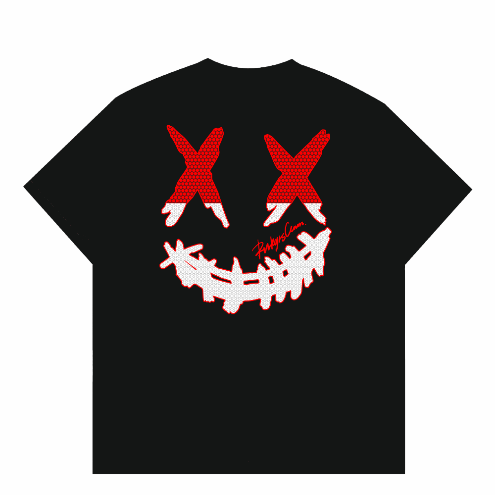 RickyisClown Indonesia Limited Ripped Smiley Tee RIC印尼限定撕裂笑脸短袖