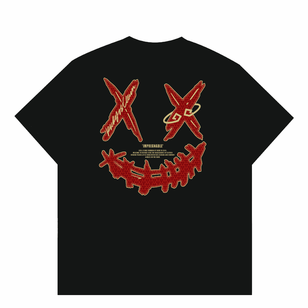 RIC Warrior's Armor Ripped Smiley Tee 战神披甲撕裂笑脸短袖