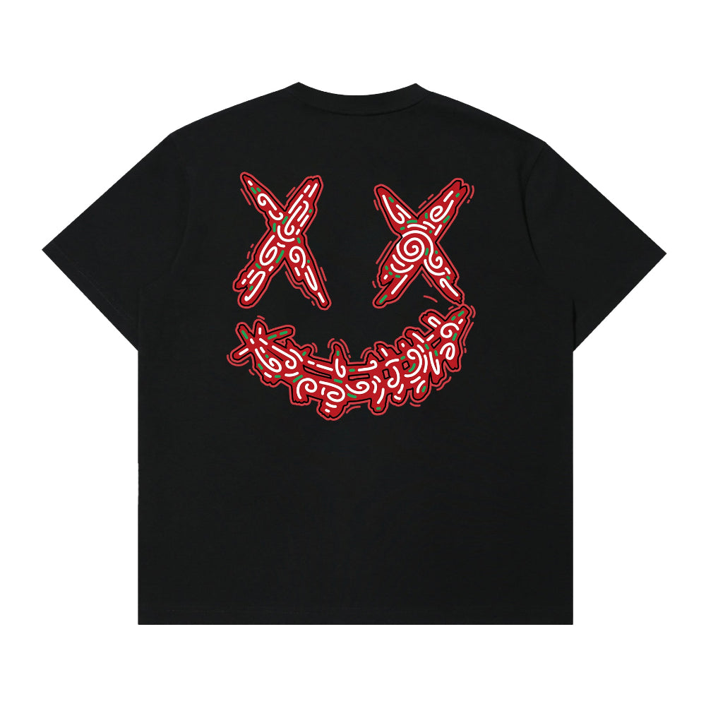 RickyisClown Dizzy Face 3M Reflective TornSmiley Tee RIC迷糊脸3M反光撕裂笑脸短袖