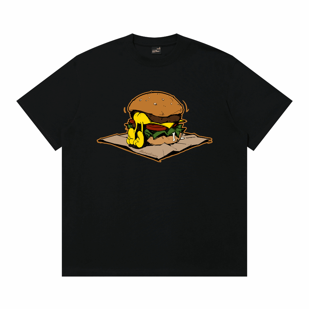 RickyisClown"Pineapple Fast Food" Ripped Smiley Tee RIC“菠萝头的快餐” 撕裂笑脸短袖"
