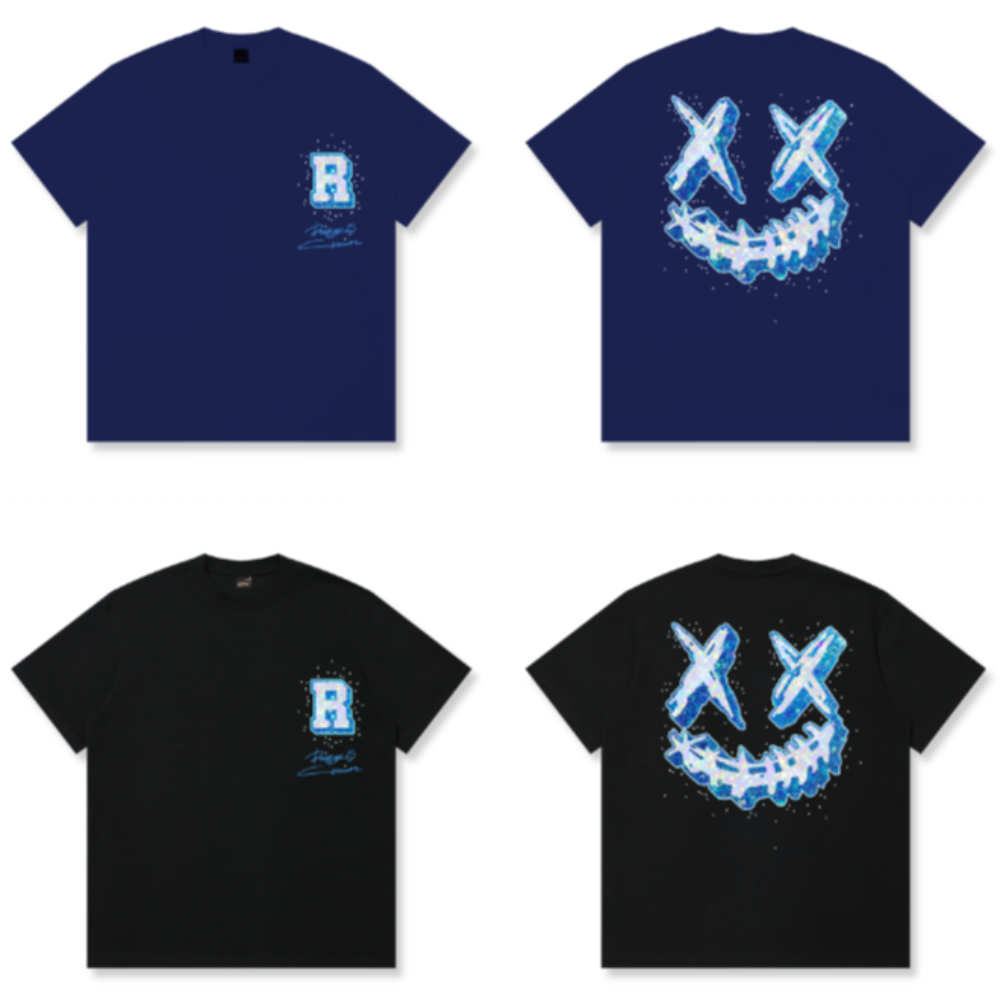 RickyisClown Frozen Diamond Torn Smile T-Shirt RIC冰蓝之钻撕裂笑脸短袖