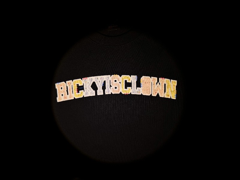 RickyisClown"COLORFUL SUMMER" Patchwork Ripped Smiley Tee RIC彩色夏天贴布绣撕裂笑脸短袖