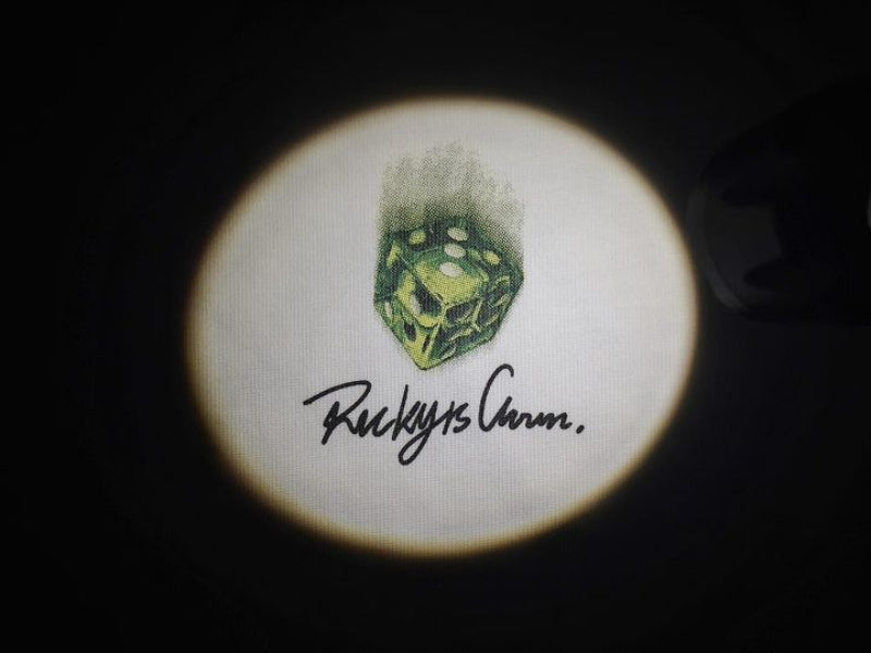 RIC Jade Dice Silver Leather Tee 碧绿骰子银皮短袖