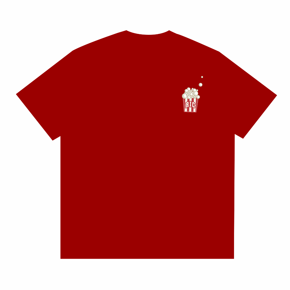 RickyisClown Pearl Popcorn Ripped Smiley Tee RIC珍珠爆米花撕裂笑脸短袖