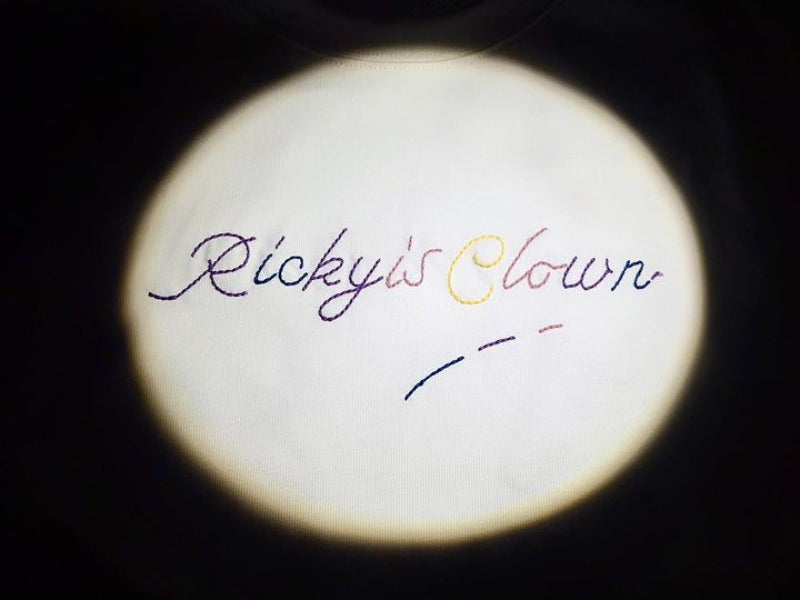 RickyisClown Rainbow Stripe Embroidered Tee RIC彩虹条条刺绣短袖
