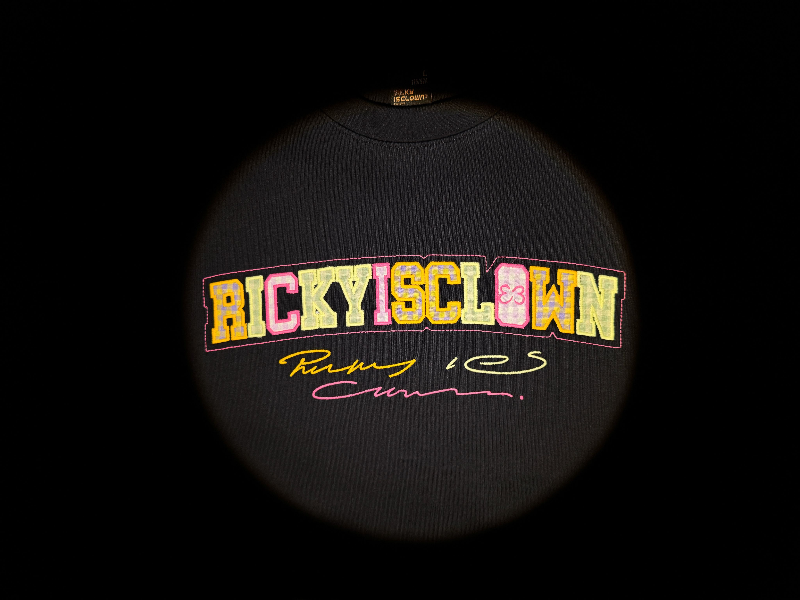 RickyisClown"RAINBOW PLAID" Patchwork Butterfly Tee RIC多彩格纹贴布绣蝴蝶短袖(蝴蝶IP款)
