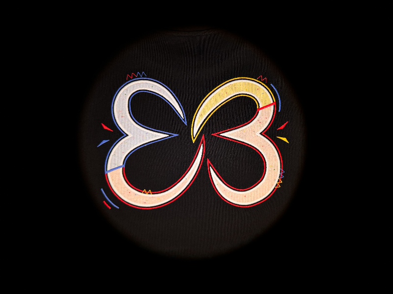 RickyisClown"SUMMER SPECTER" Patchwork Butterfly Tee RIC彩色夏天 贴布绣蝴蝶短袖(蝴蝶IP款)