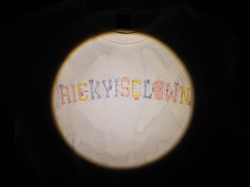RickyisClown"COLORFUL SUMMER" Patchwork Ripped Smiley Tee RIC彩色夏天贴布绣撕裂笑脸短袖