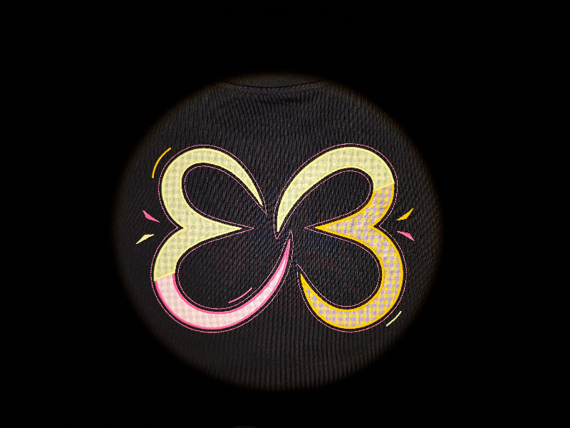 RickyisClown"RAINBOW PLAID" Patchwork Butterfly Tee RIC多彩格纹贴布绣蝴蝶短袖(蝴蝶IP款)
