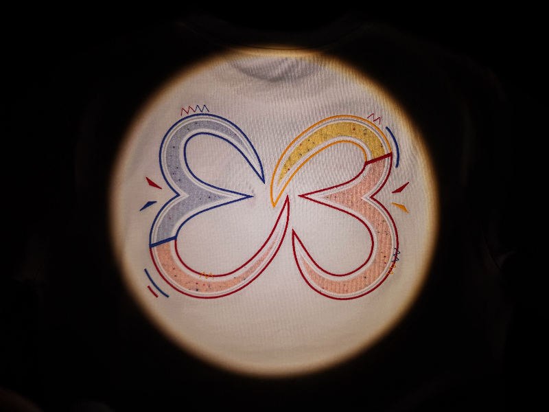 RickyisClown"SUMMER SPECTER" Patchwork Butterfly Tee RIC彩色夏天 贴布绣蝴蝶短袖(蝴蝶IP款)