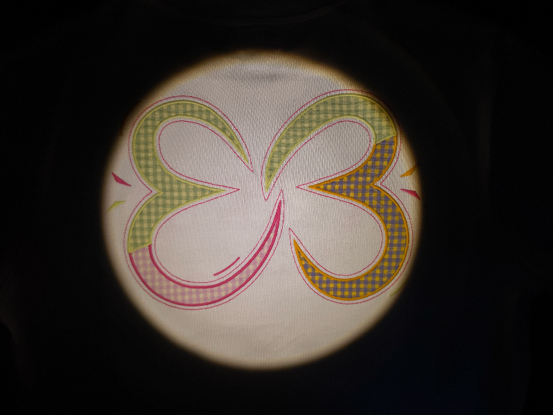 RickyisClown"RAINBOW PLAID" Patchwork Butterfly Tee RIC多彩格纹贴布绣蝴蝶短袖(蝴蝶IP款)