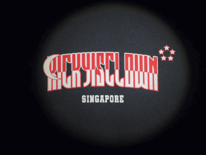 RickyisClown Singapore Limited Ripped Smiley Tee RIC新加坡限定撕裂笑脸短袖
