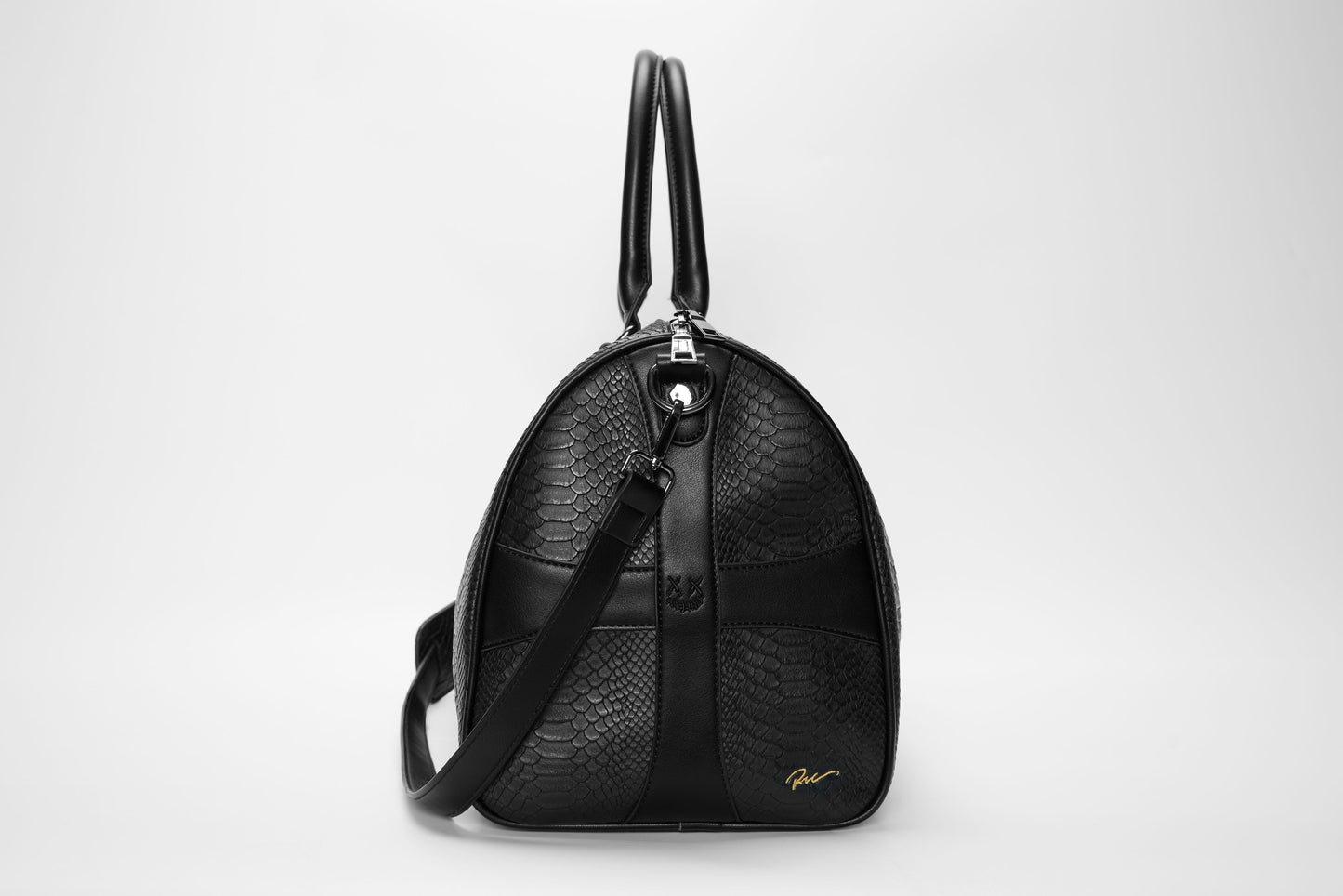 RickyisClown 手提蛇纹皮包