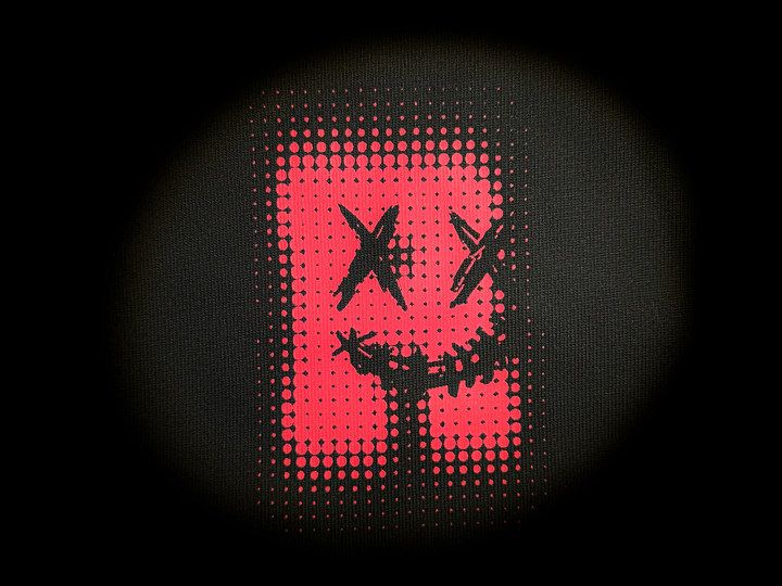 RIC Radiant Wave Ripped Smiley Tee 放射波撕裂笑脸短袖