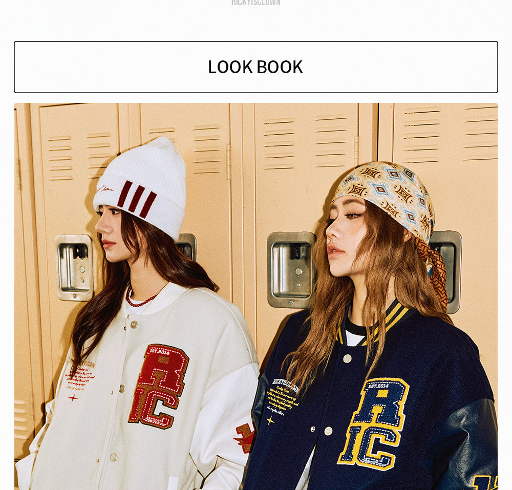 Jaket Varsity Chenille Ringan RickyisClown Richhood (Tanpa Bantalan)